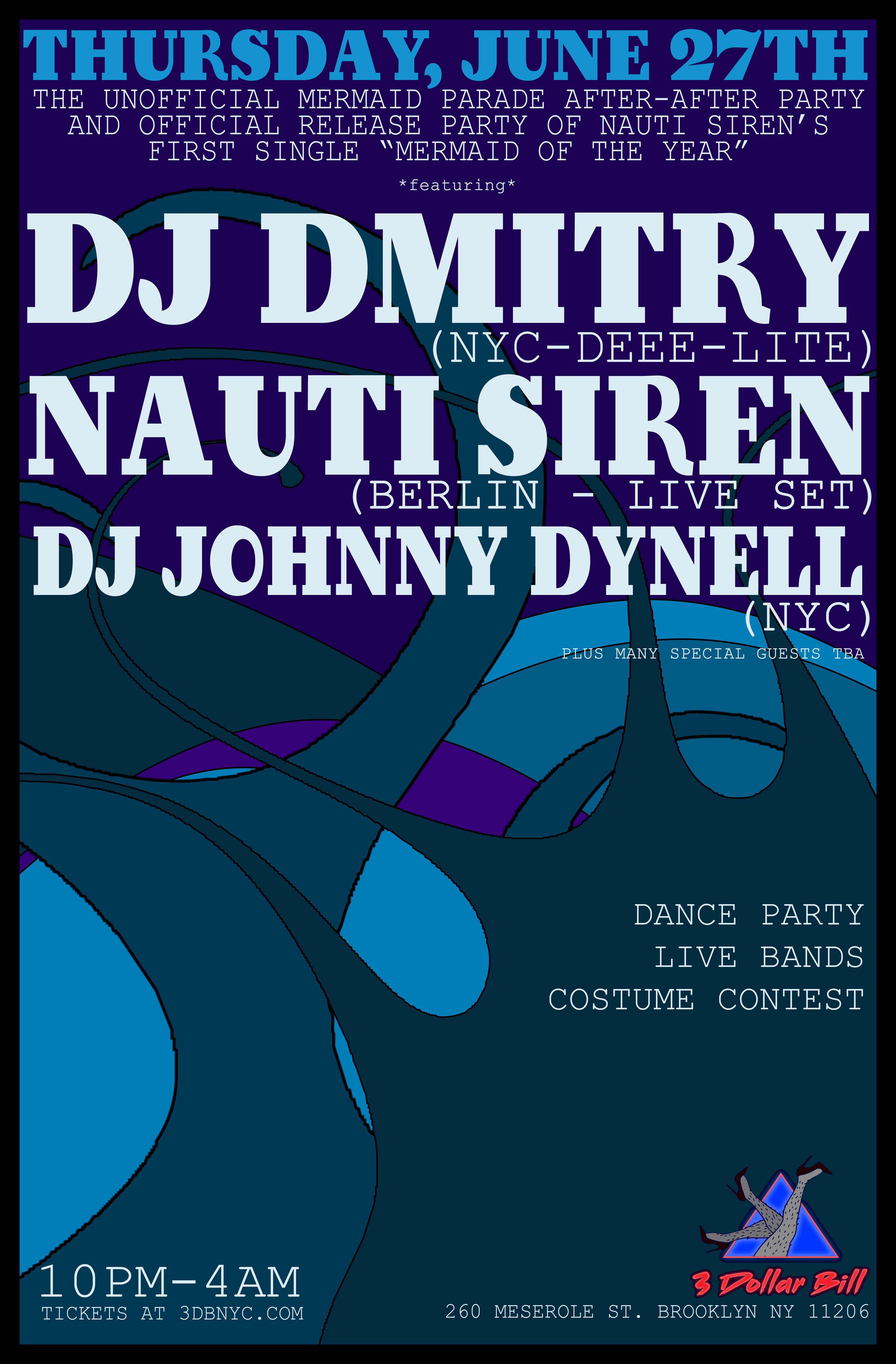 Buy Tickets to DJ DMITRY (DEEE-LITE) with NAUTI SIREN and JOHNNY DYNELL ...