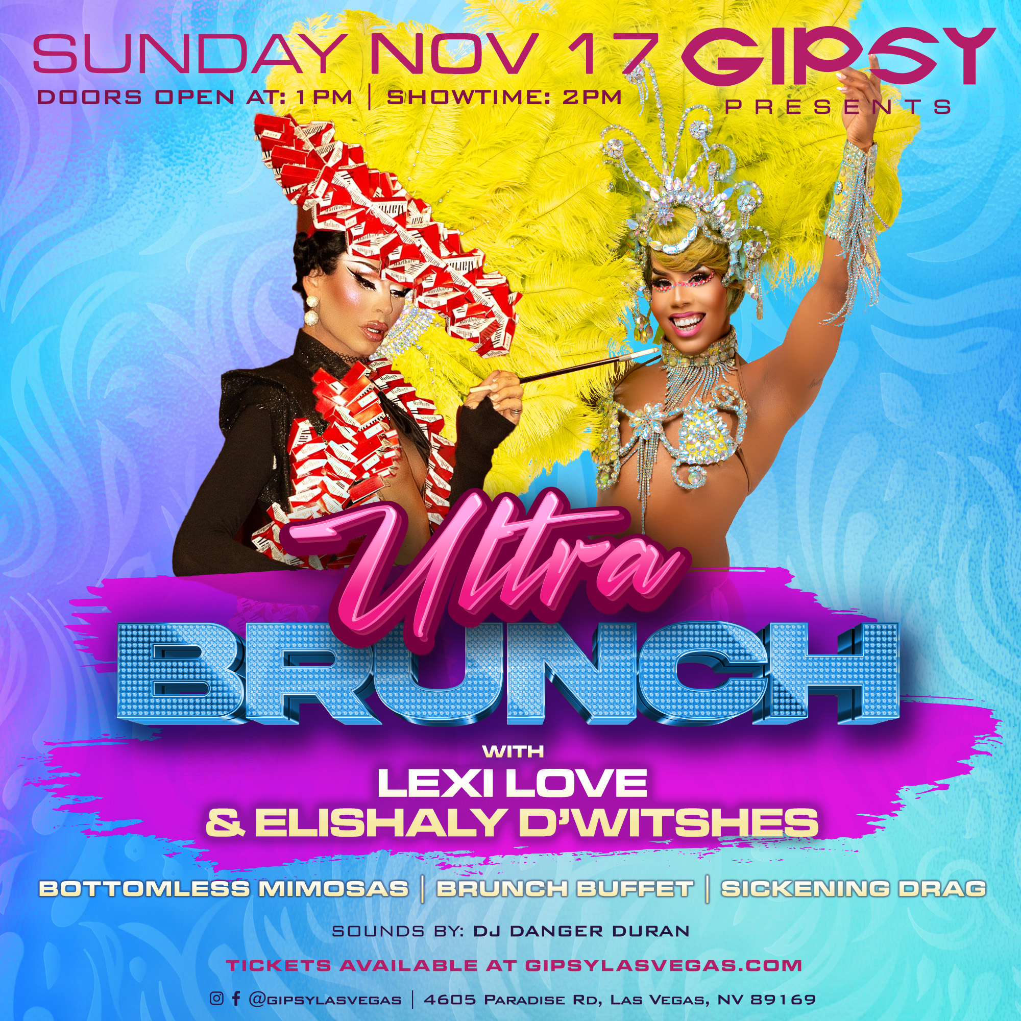 Buy Tickets to GIPSY PRESENTS ULTRA BRUNCH W/LEXI LOVE + ELISHALY D