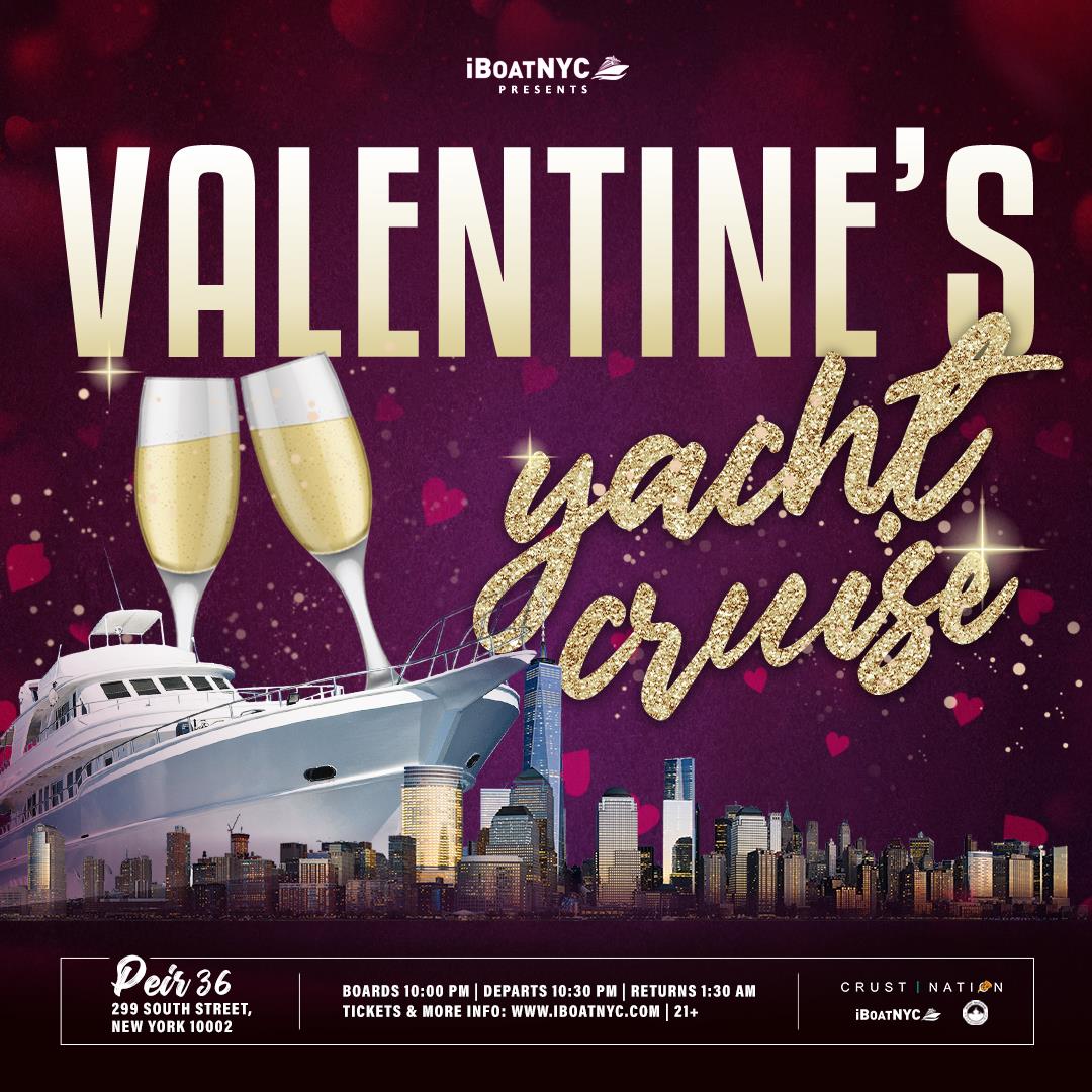 Buy Tickets to VALENTINE'S DAY Boat Party Yacht Cruise NYC in New York