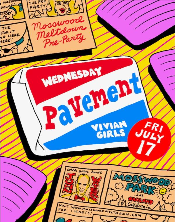 Mosswood Meltdown Pre-Party with Pavement & More!