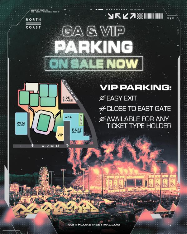 North Coast Music Festival 2026 - PARKING
