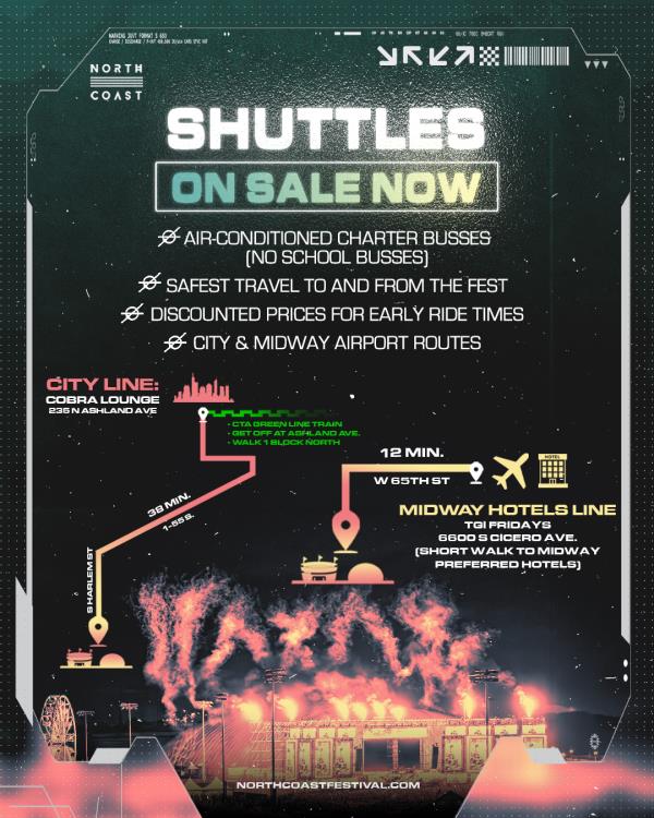North Coast Shuttles - Hotel Line