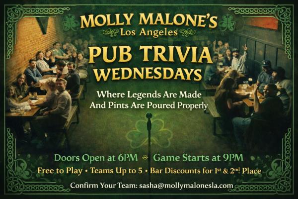 Pub Trivia Wednesday's