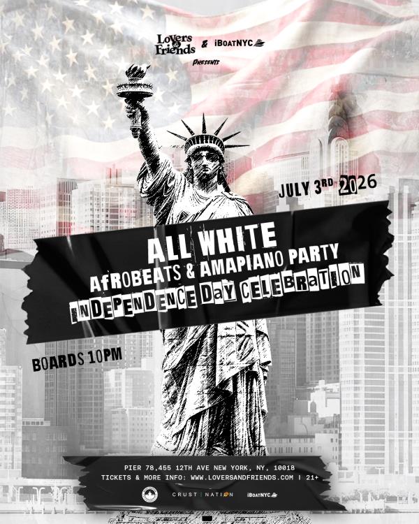 AFROWAVES ALL WHITE ALL NIGHT: Independence Day Afrobeats