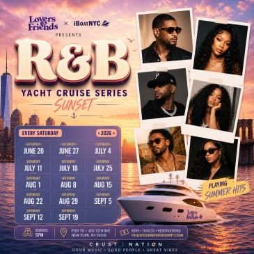 R&B on the River - Sunset Boat Party Yacht Cruise