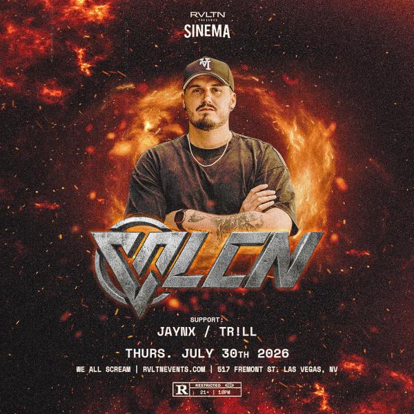 RVLTN Presents: SINEMA w/ VLCN + More! (21+): 
