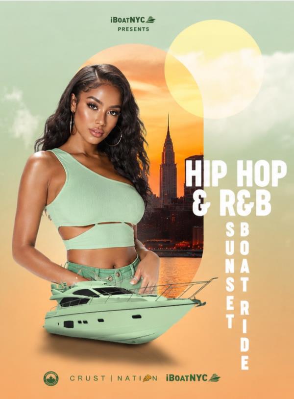 NYC #1 HIP HOP & R&B Boat Party Yacht Sunset Cruise