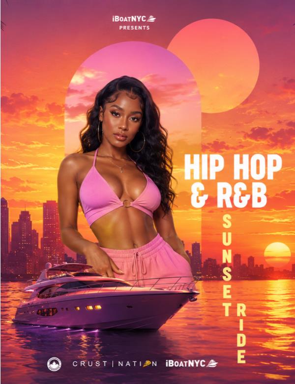 NYC #1 HIP HOP & R&B Boat Party Yacht Sunset Cruise
