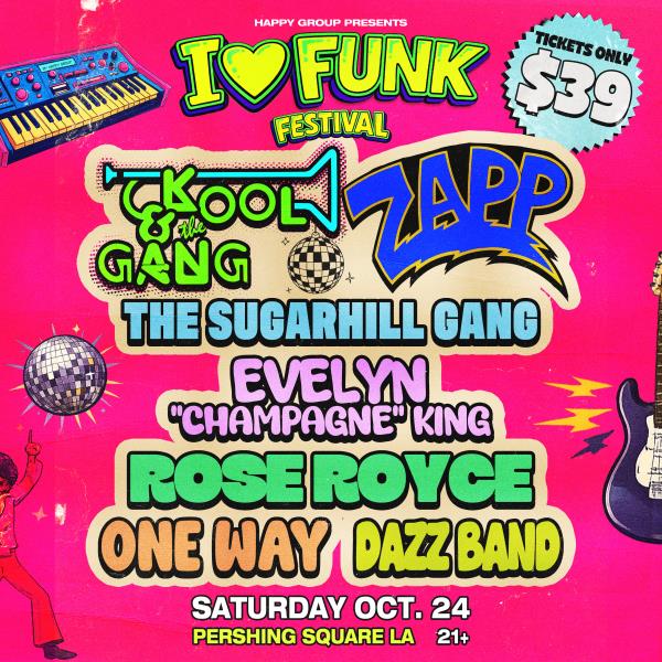 Kool & the Gang, Zapp & more at I Love Funk Fest!: 