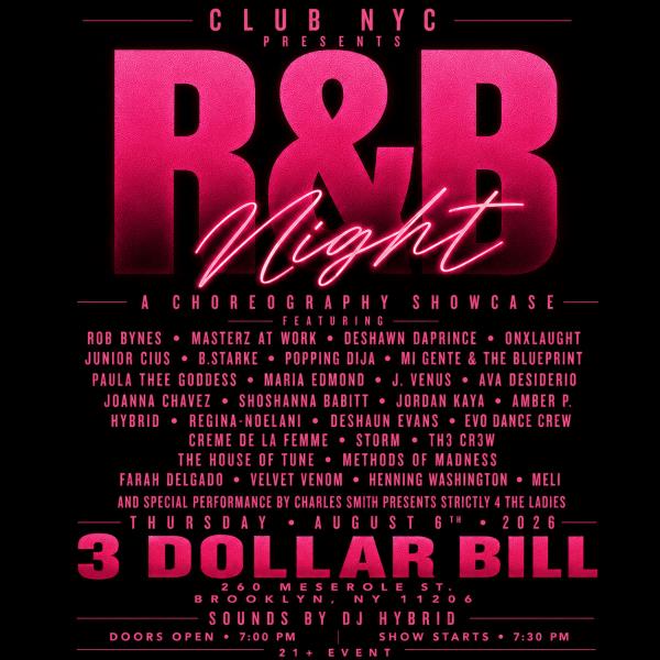 Club Nyc presents : R & B Night Showcase