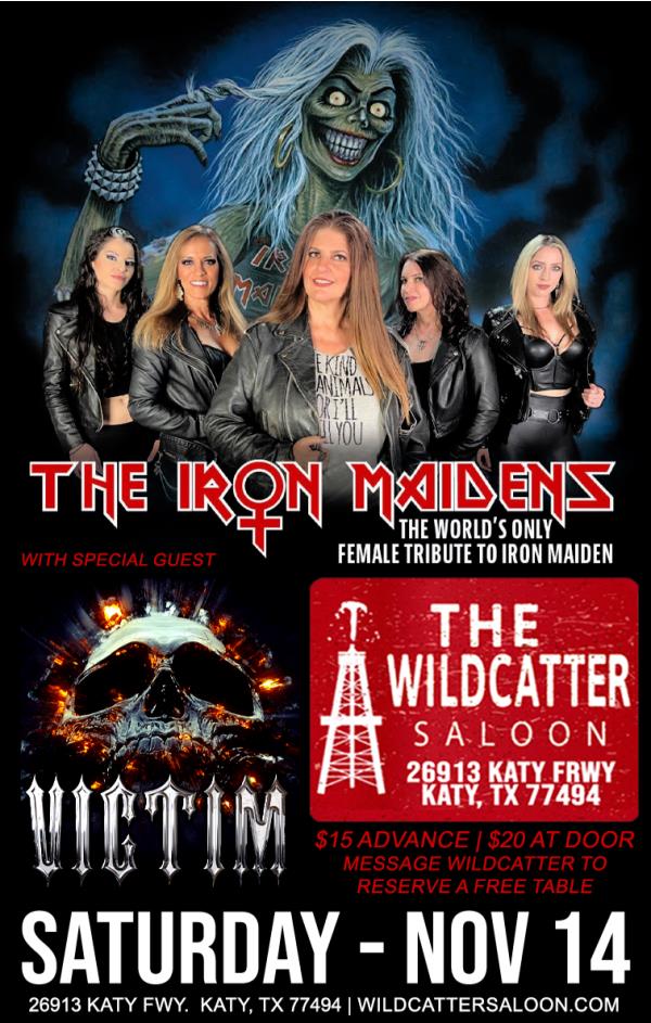 THE IRON MAIDENS-ALL FEMALE TRIBUTE TO IRON MAIDEN w/VICTIM
