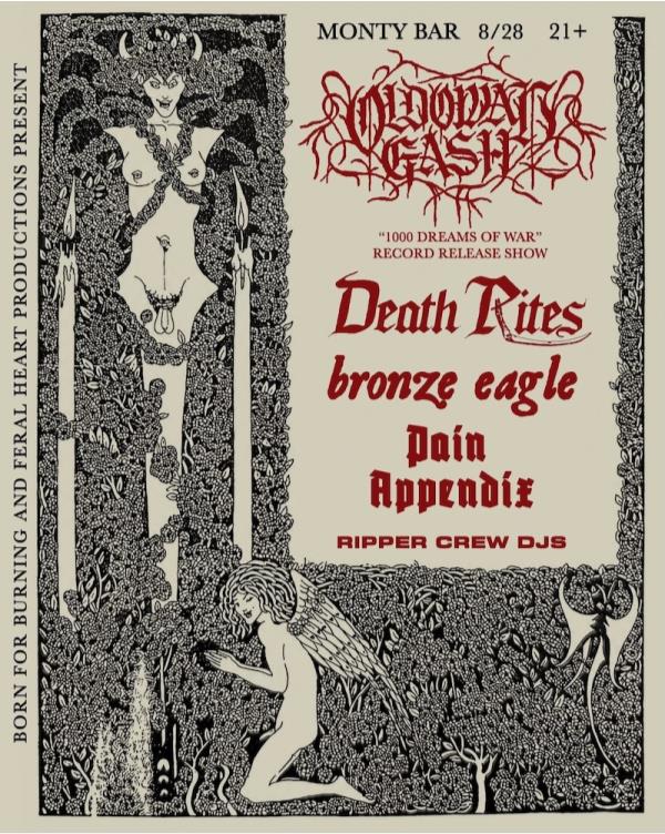 Oldowan Gash, Death Rites, Bronze Eagle, Pain Appendix: 
