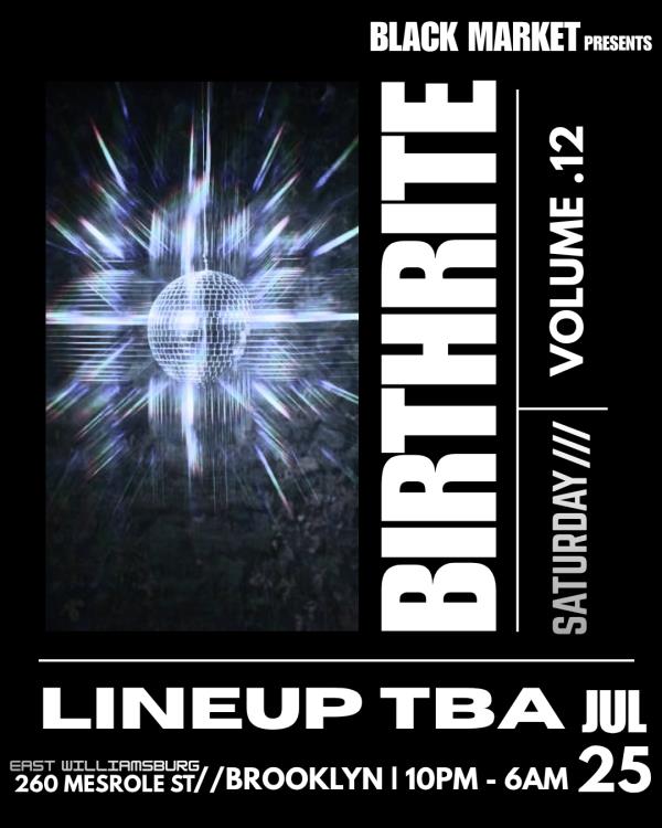 Black Market Presents Birthrite