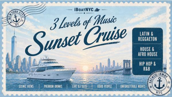 NYC Sunset Boat Party: Reggaeton / Hip-Hop / House - Multi-L: 