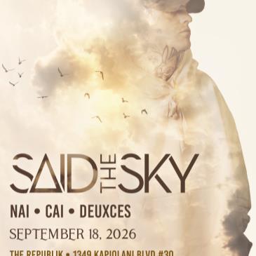 SAID THE SKY