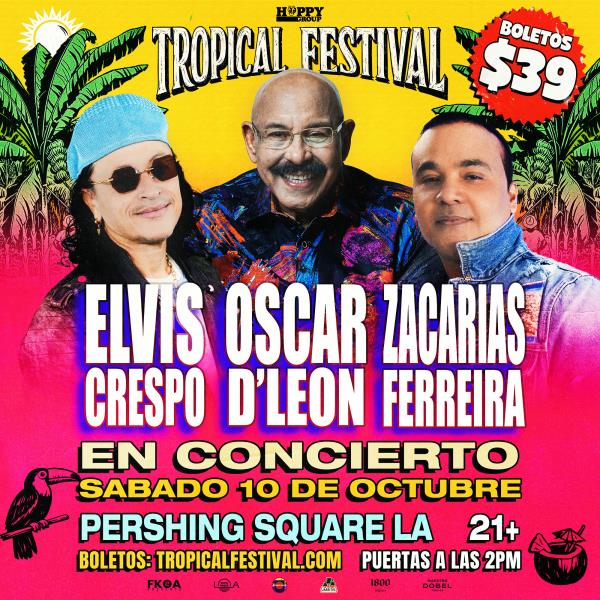 Elvis Crespo, Oscar D'Leon, Zacarias Ferreira y mas en vivo!: 