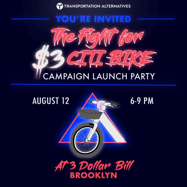 $3 Citi Bike Campaign Launch Party