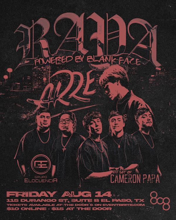RAYA FEAT. ARRE & GRUPO ELOCUENCIA CAMERON PAPPA