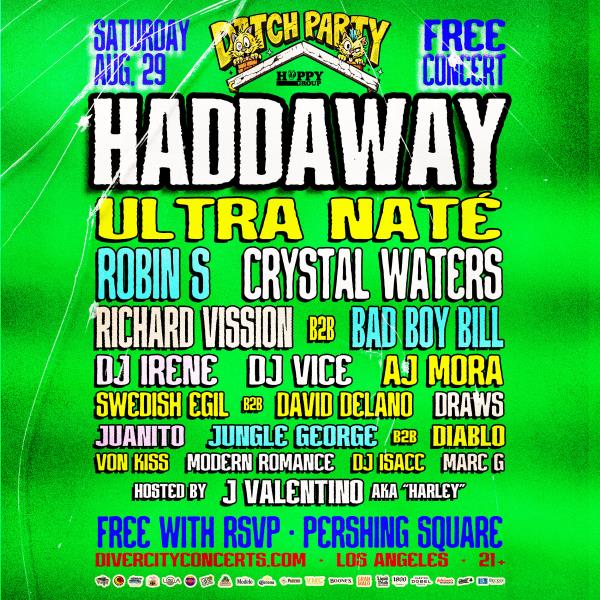 FREE CONCERT! Haddaway, Ultra Naté, Robin S & more!: 