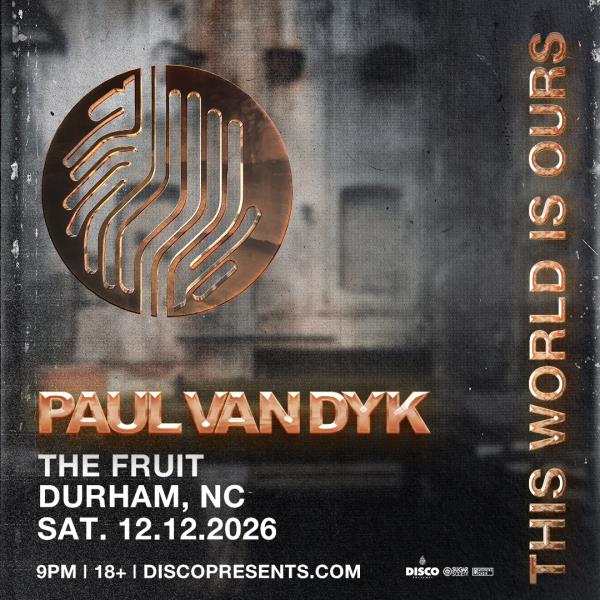 Paul Van Dyk - DURHAM
