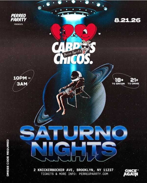 Cabros Chicos:  Saturno Nights | Reggaeton Latin Dance Parrt: 