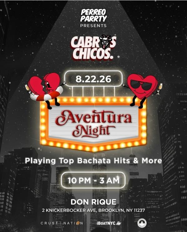 Cabros Chicos: Aventura Night | Latin  Dance Party In Brookl: 