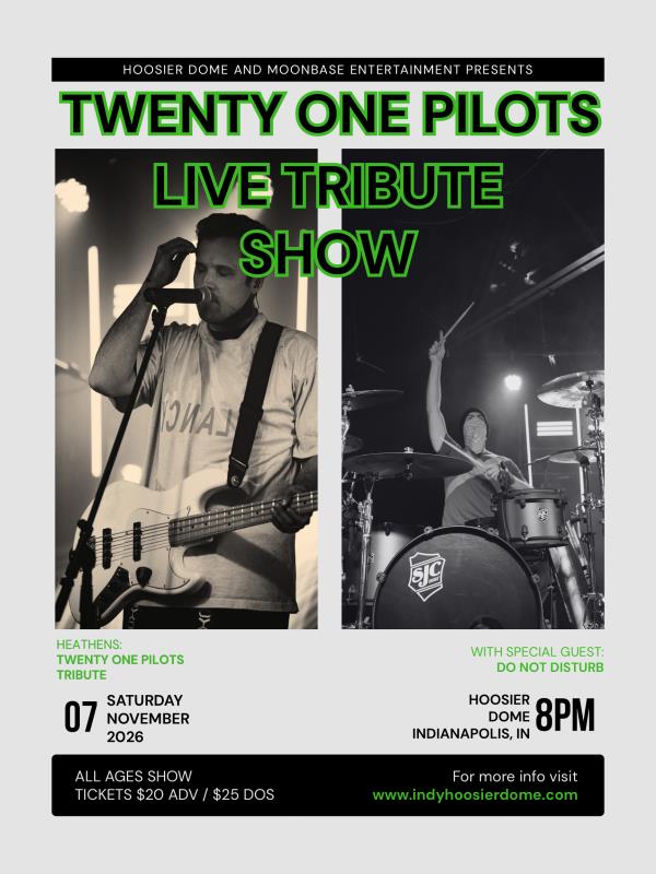 Twenty One Pilots Tribute Show with Pop Funk Covers: 
