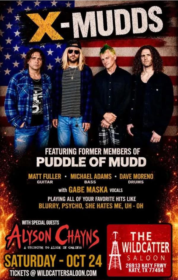 X-MUDDS W/Special Guests ALYSON CHAYNS: 