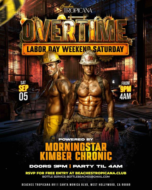 OVERTIME Labor Day Weekend: 