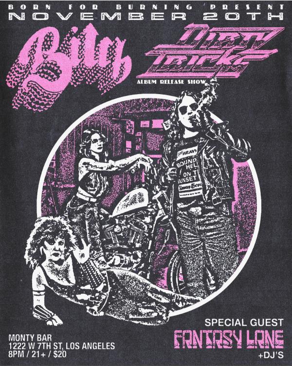 Bitch, Dirty Tricks (Album Release Show), Fantasy Lane: 