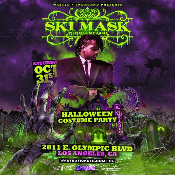 SKI MASK THE SLUMP GOD Live in Concert - Los Angeles, CA: 