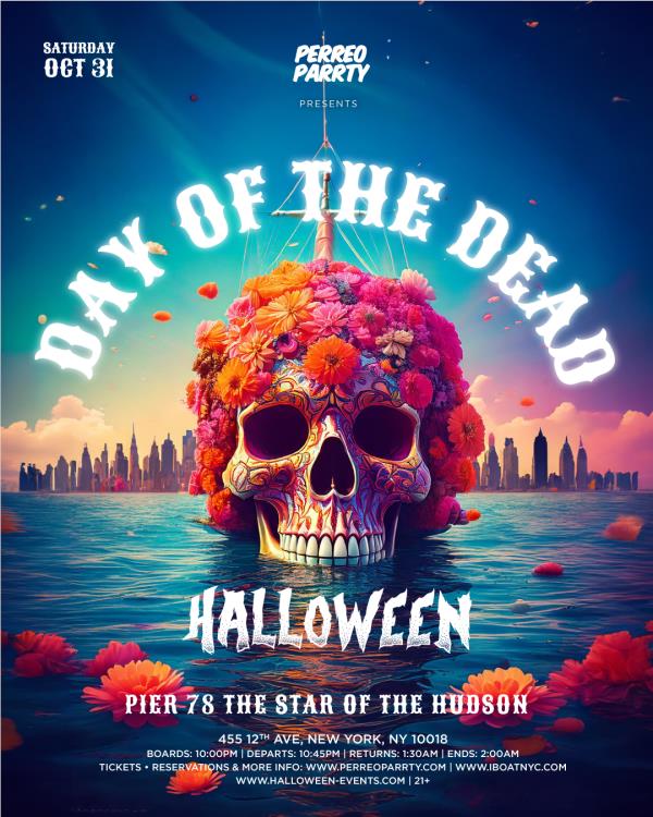 The Day of the Dead Halloween Latin & Reggaeton Boat Party N: 