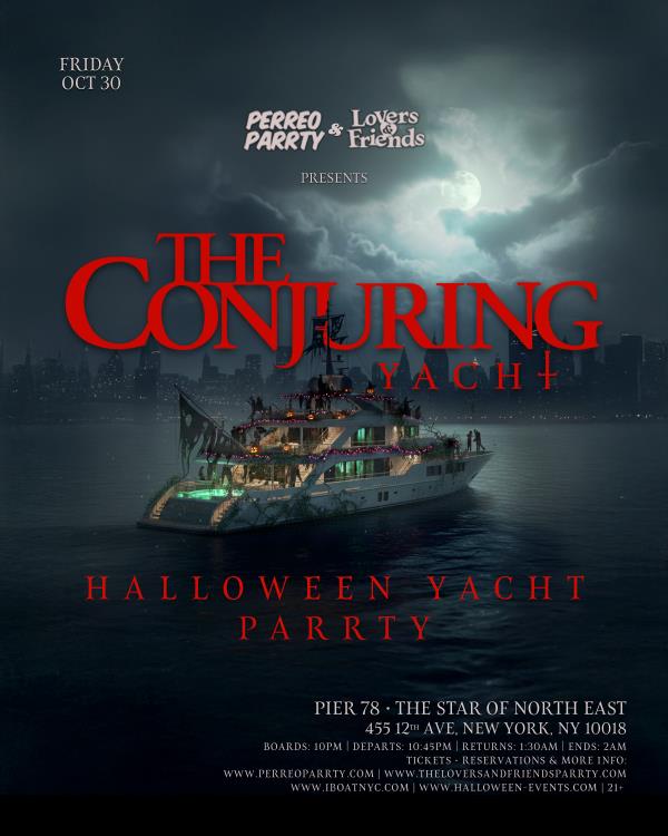 The Conjuring Halloween Yacht Party - NYC Boat Party: 
