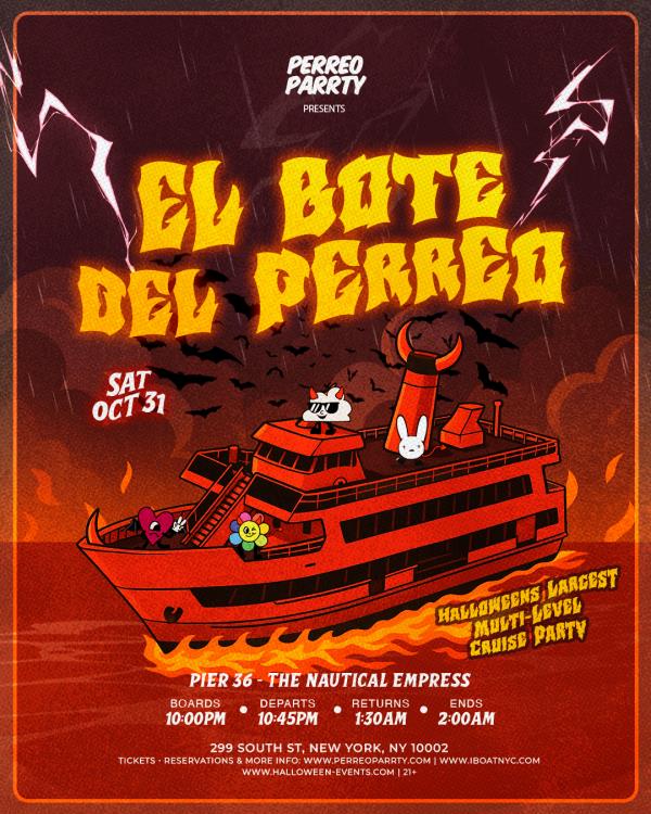 El Bote del Perreo - Halloween Latin & Reggaeton Boat Party: 