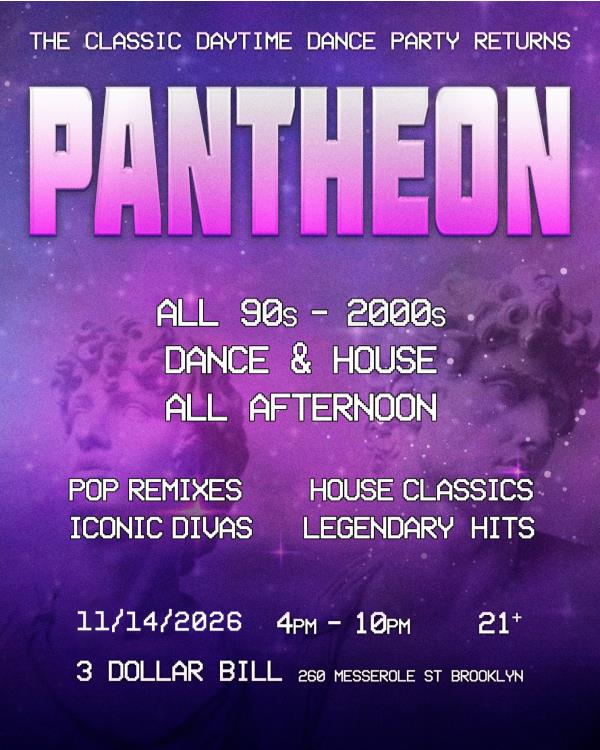 Pantheon: a classic queer dance party: 