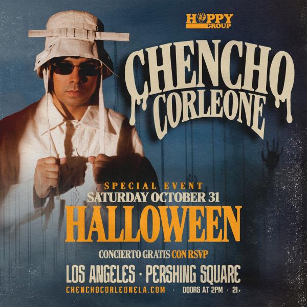 FREE CONCERT! Chencho Corleone de Plan B. Halloween. GRATIS!: 
