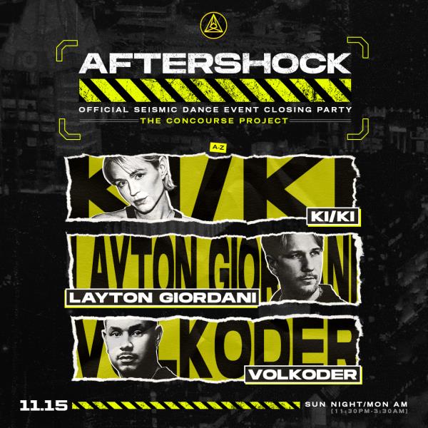 Aftershock Sun: KI/KI, Layton Giordani + Volkoder: 